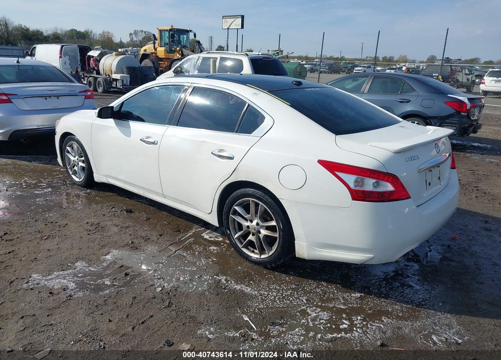 2009 NISSAN MAXIMA 3.5 SV VIN: 1N4AA51E99C857475