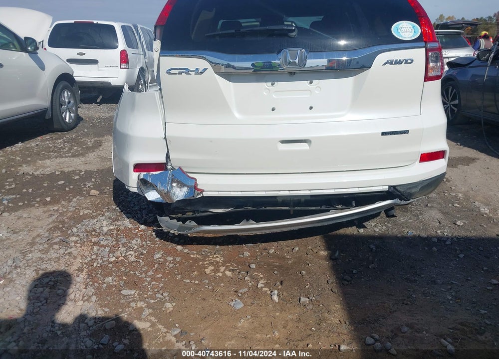 2016 HONDA CR-V TOURING VIN: 5J6RM4H94GL132493