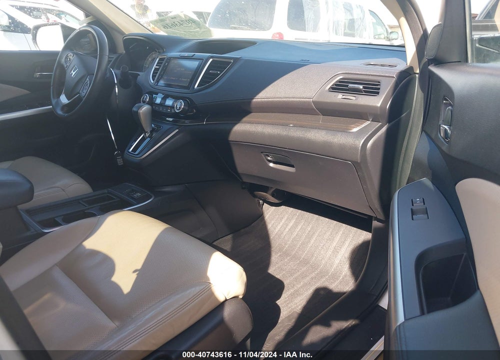 2016 HONDA CR-V TOURING VIN: 5J6RM4H94GL132493