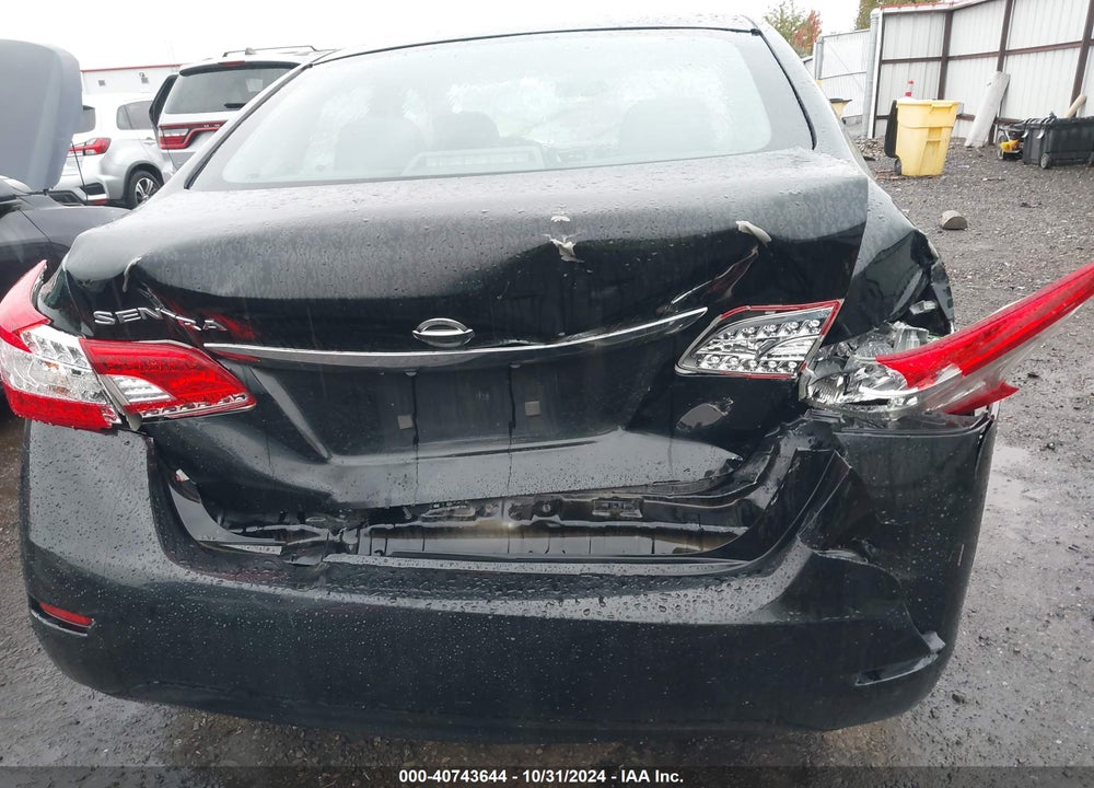 2015 NISSAN SENTRA S VIN: 3N1AB7AP9FY328182
