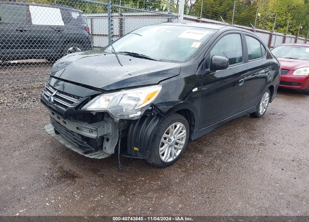 2021 MITSUBISHI MIRAGE G4 CARBONITE EDITION/ES/LE VIN: ML32FUFJ9MHF04610