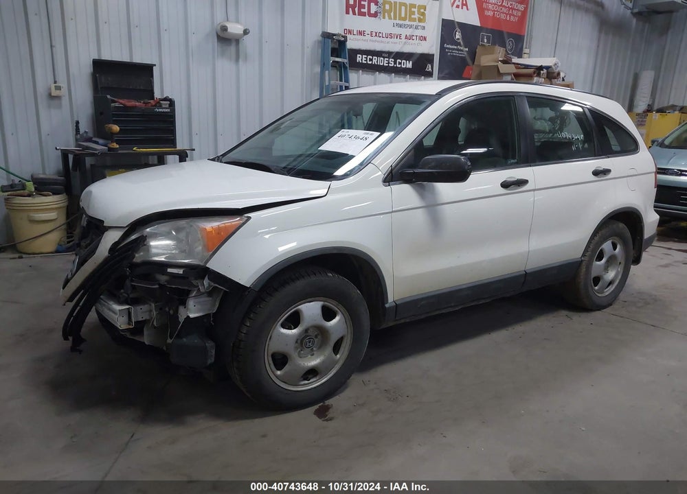 2009 HONDA CR-V LX VIN: 5J6RE48399L011633