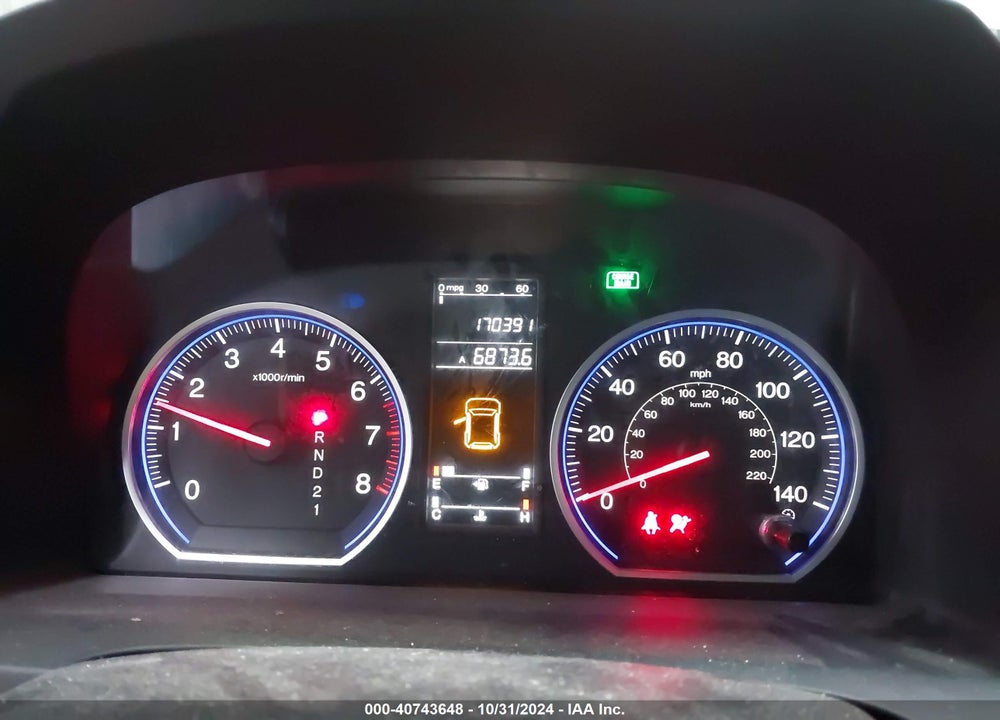 2009 HONDA CR-V LX VIN: 5J6RE48399L011633