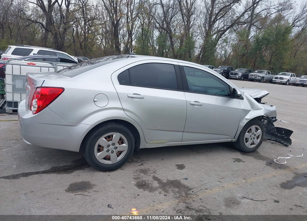 2013 CHEVROLET SONIC LS AUTO VIN: 1G1JA5SH3D4156722