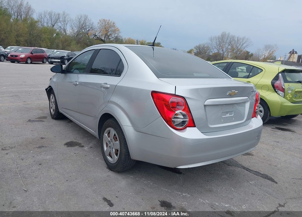 2013 CHEVROLET SONIC LS AUTO VIN: 1G1JA5SH3D4156722