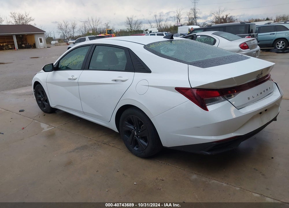 2021 HYUNDAI ELANTRA SEL VIN: 5NPLM4AG1MH011490