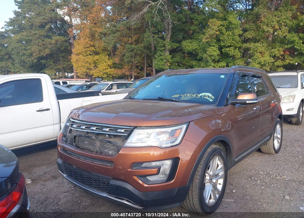 2017 FORD EXPLORER LIMITED VIN: 1FM5K7FH7HGC10163