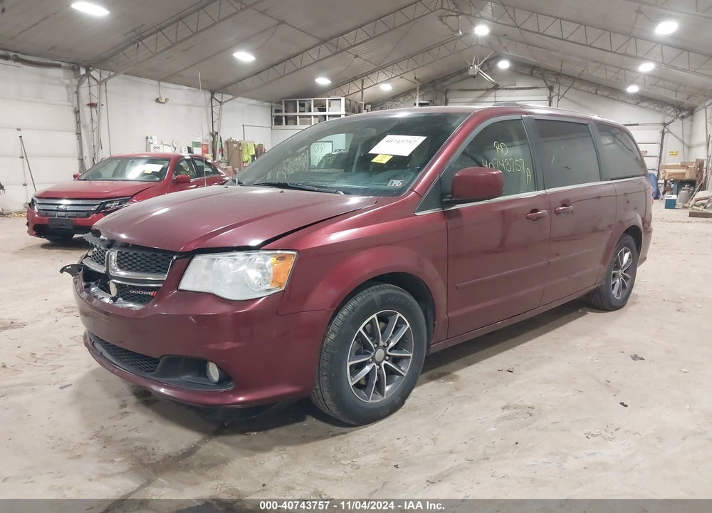 2017 DODGE GRAND CARAVAN SXT VIN: 2C4RDGCGXHR800335