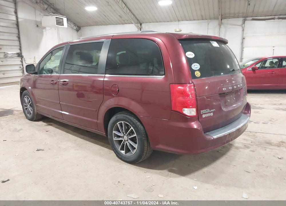 2017 DODGE GRAND CARAVAN SXT VIN: 2C4RDGCGXHR800335