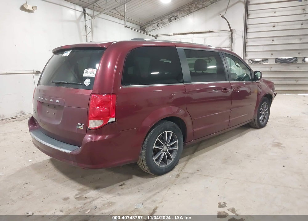 2017 DODGE GRAND CARAVAN SXT VIN: 2C4RDGCGXHR800335