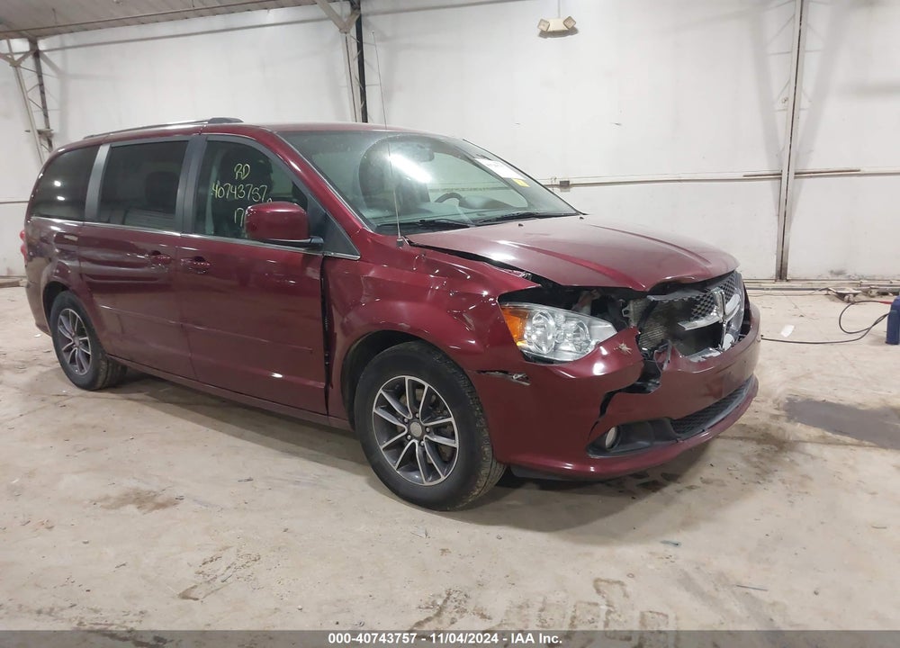 2017 DODGE GRAND CARAVAN SXT VIN: 2C4RDGCGXHR800335