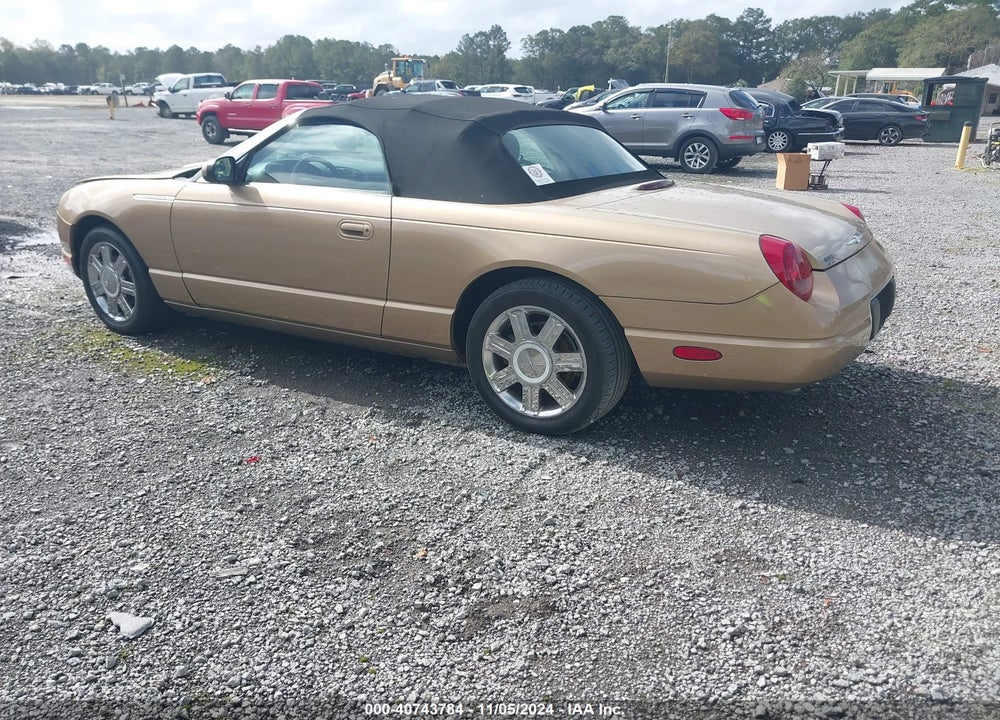 2005 FORD THUNDERBIRD 50TH ANNIVERSARY VIN: 1FAHP60A55Y105173