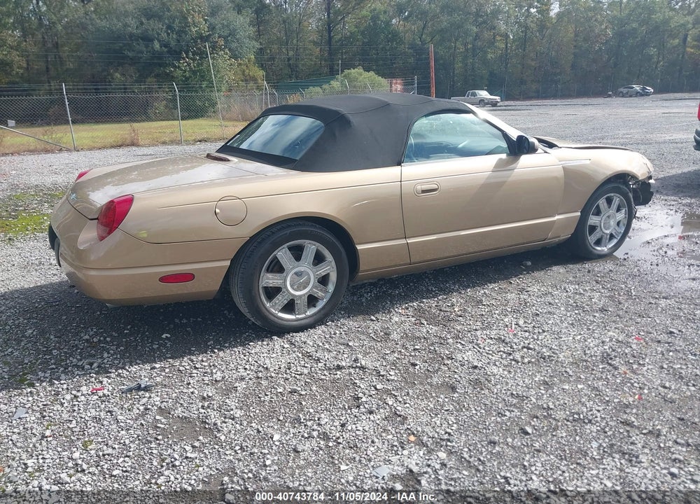 2005 FORD THUNDERBIRD 50TH ANNIVERSARY VIN: 1FAHP60A55Y105173