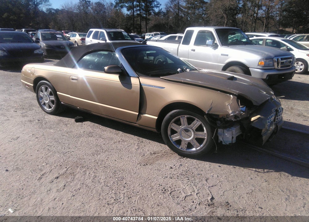 2005 FORD THUNDERBIRD 50TH ANNIVERSARY VIN: 1FAHP60A55Y105173