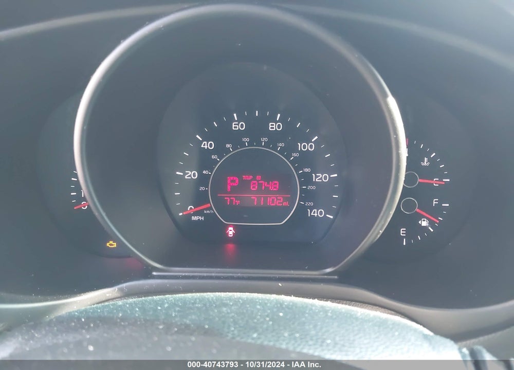 2017 KIA SOUL VIN: KNDJP3A57H7444197