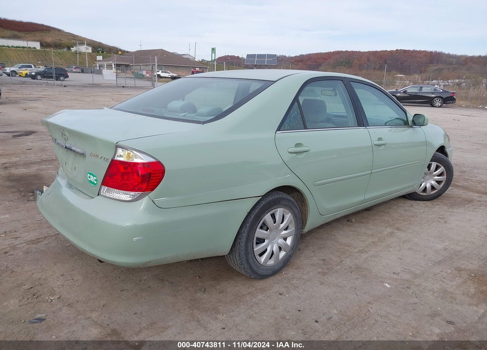 2006 TOYOTA CAMRY LE VIN: 4T1BE30K46U737454