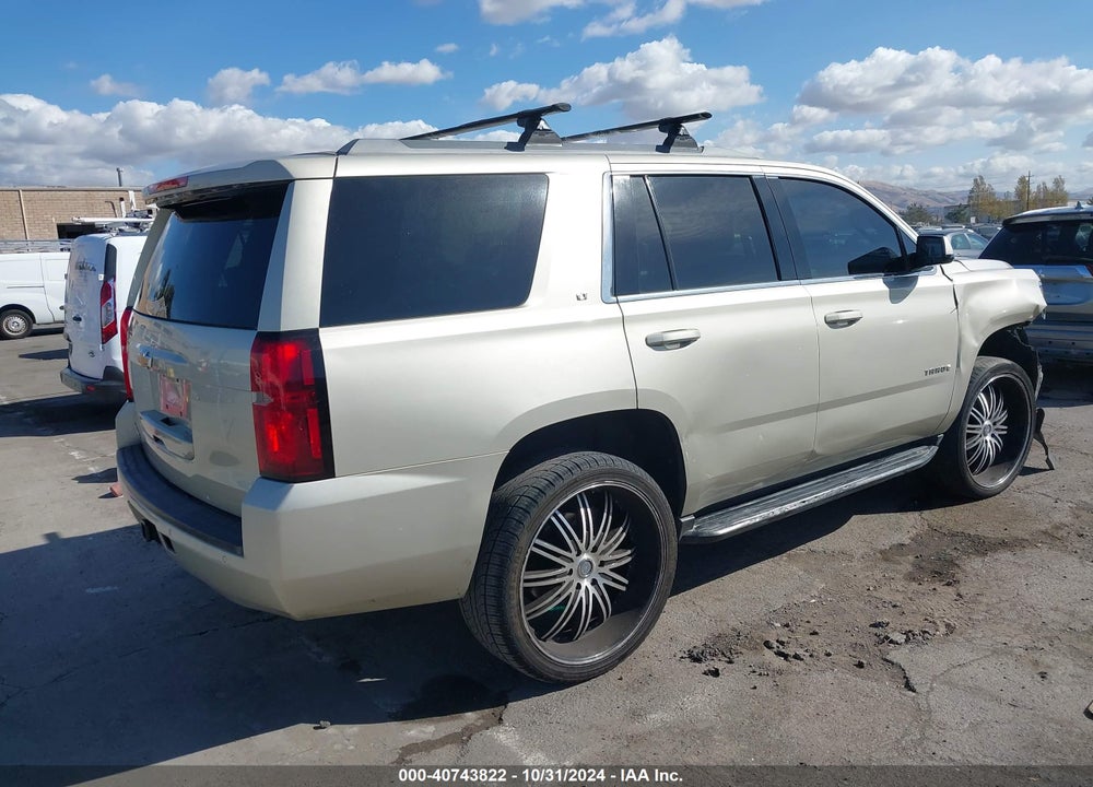 2015 CHEVROLET TAHOE LT VIN: 1GNSKBKC9FR592855