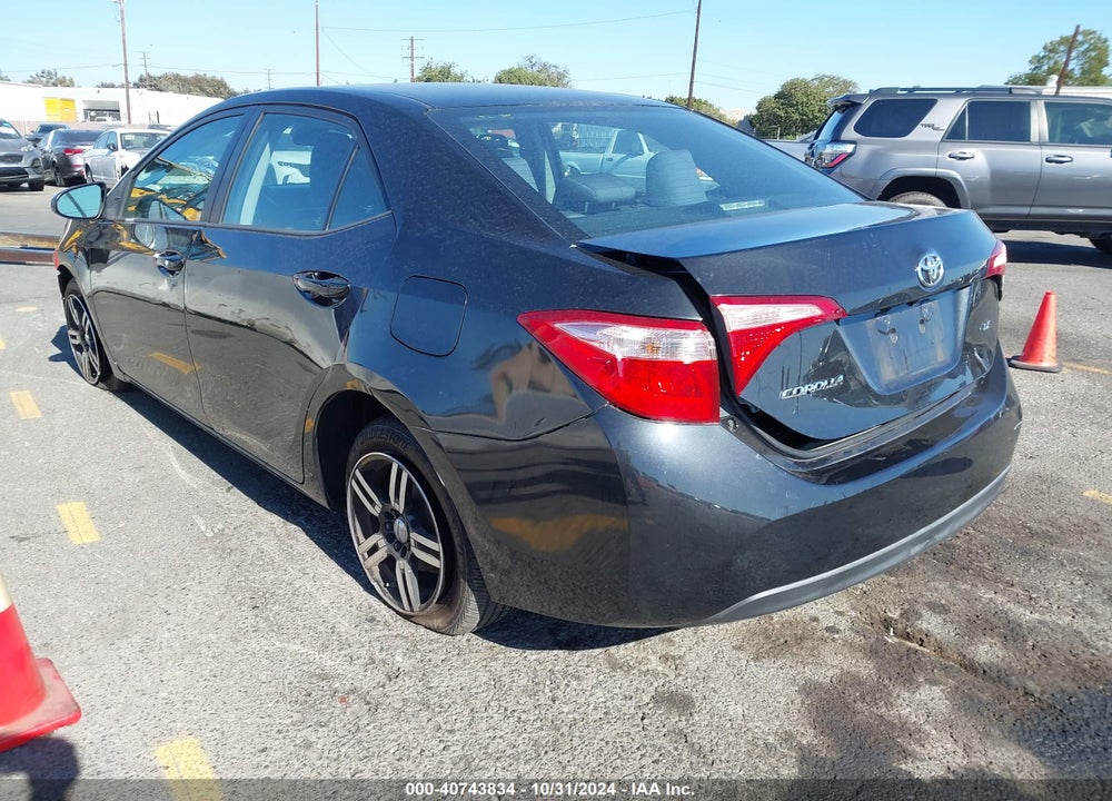 2018 TOYOTA COROLLA LE VIN: 2T1BURHE5JC985033