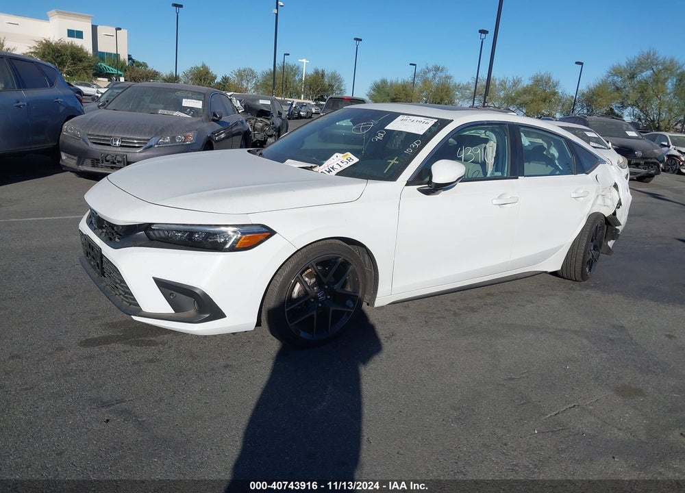 2022 HONDA CIVIC SPORT TOURING VIN: 19XFL1H81NE012948