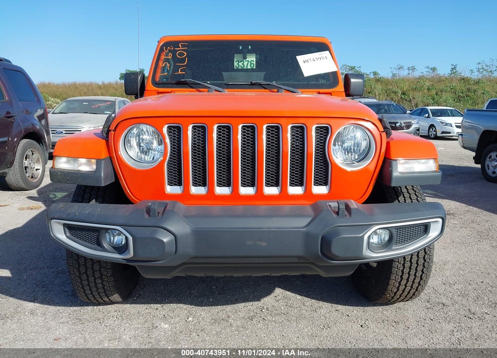 2018 ANGLER JEEP WR UNLIMITED SAHARA 4X4 VIN: 1C4HJXEG7JW292484
