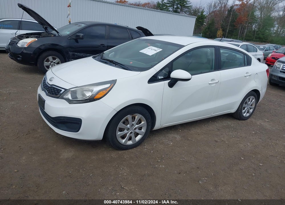2013 KIA RIO EX VIN: KNADN4A31D6243237