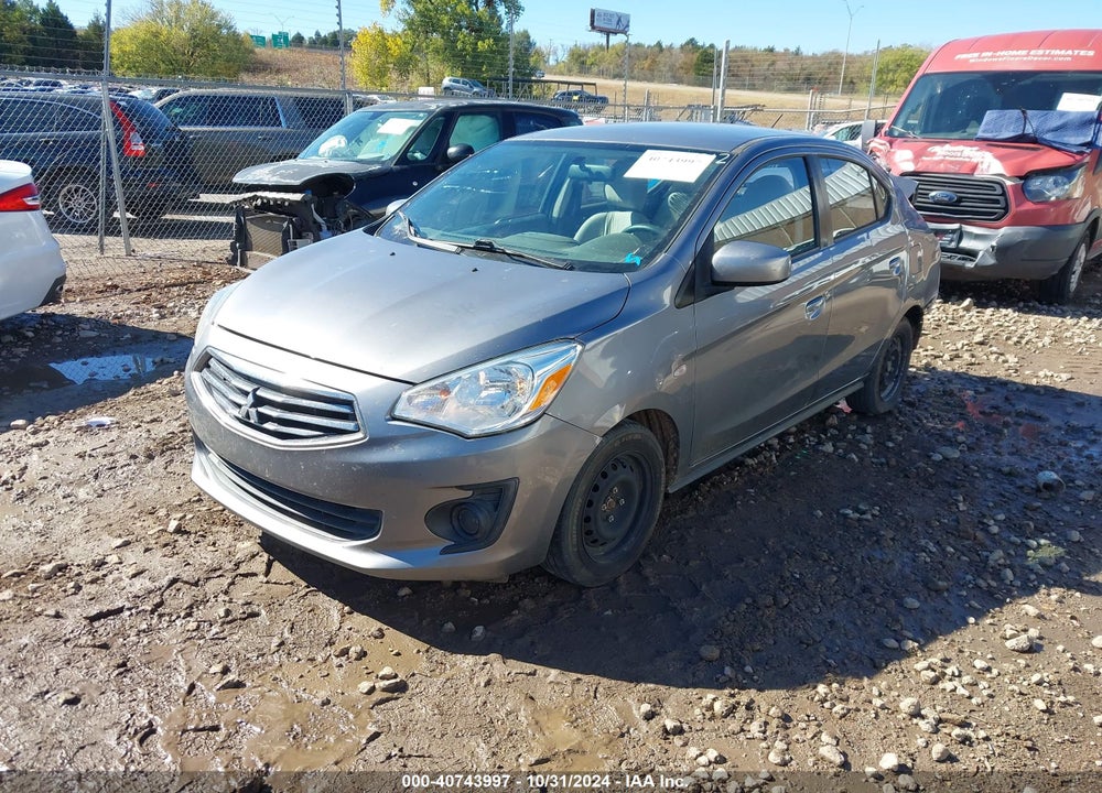 2019 MITSUBISHI MIRAGE G4 ES VIN: ML32F3FJ4KHF05512