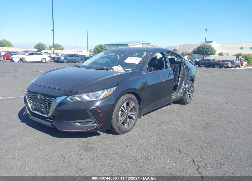 2022 NISSAN SENTRA SV XTRONIC CVT VIN: 3N1AB8CVXNY268770