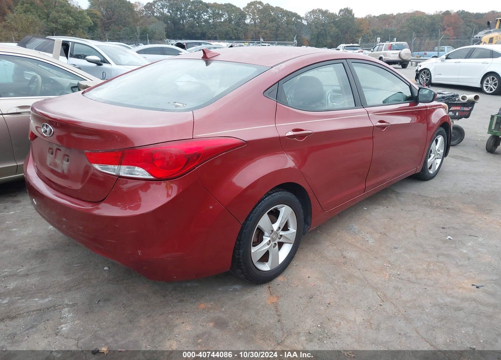2012 HYUNDAI ELANTRA GLS (ULSAN PLANT) VIN: KMHDH4AE8CU468563