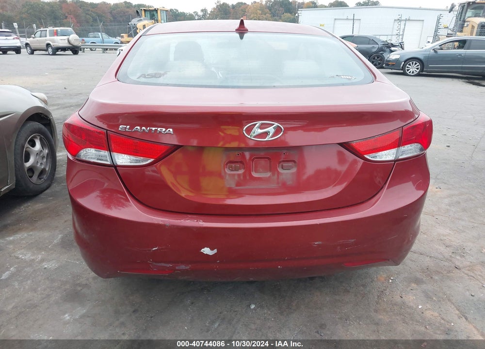 2012 HYUNDAI ELANTRA GLS (ULSAN PLANT) VIN: KMHDH4AE8CU468563