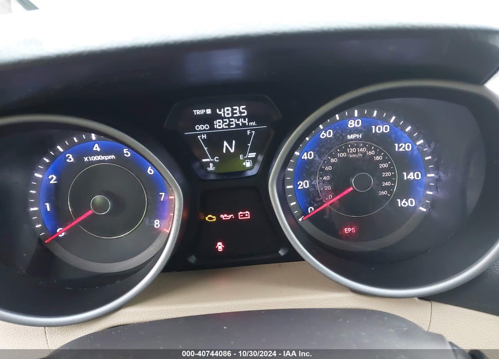 2012 HYUNDAI ELANTRA GLS (ULSAN PLANT) VIN: KMHDH4AE8CU468563