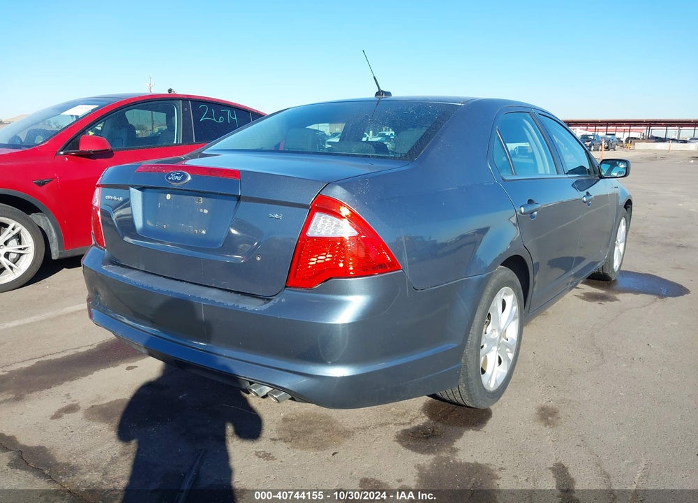 2012 FORD FUSION SE VIN: 3FAHP0HA0CR355501