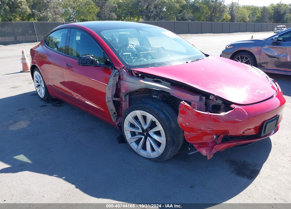 2022 TESLA MODEL 3 VIN: 5YJ3E1EA2NF190141
