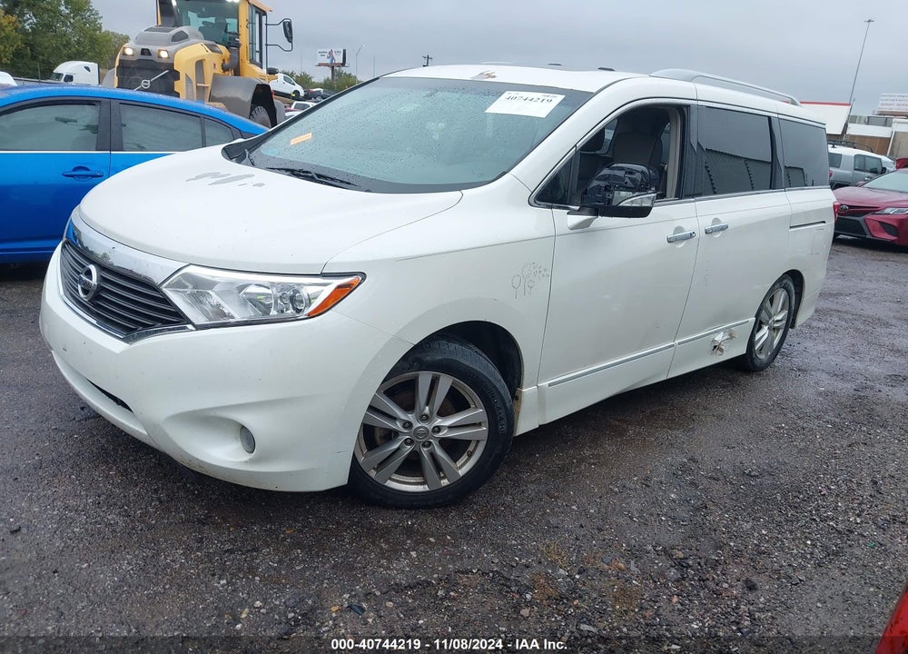 2013 NISSAN QUEST SL VIN: JN8AE2KP3D9064812