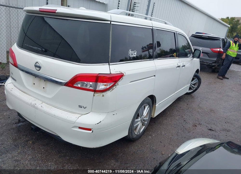 2013 NISSAN QUEST SL VIN: JN8AE2KP3D9064812