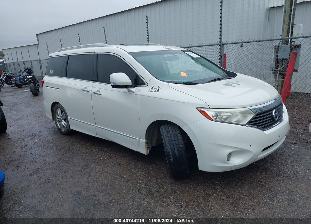 2013 NISSAN QUEST SL VIN: JN8AE2KP3D9064812