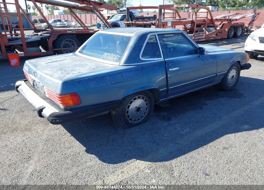 1984 MERCEDES-BENZ 380 SL VIN: WDBBA45A2EA008101