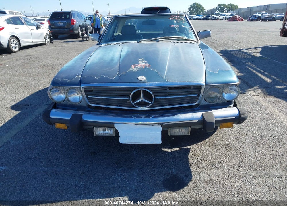 1984 MERCEDES-BENZ 380 SL VIN: WDBBA45A2EA008101