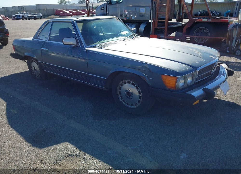 1984 MERCEDES-BENZ 380 SL VIN: WDBBA45A2EA008101