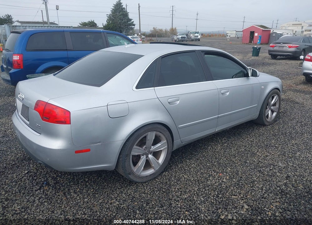 2005 AUDI A4 3.2 VIN: WAUDG68E25A510977