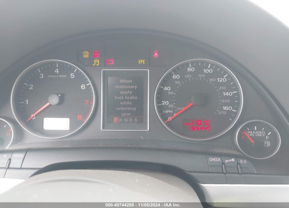 2005 AUDI A4 3.2 VIN: WAUDG68E25A510977