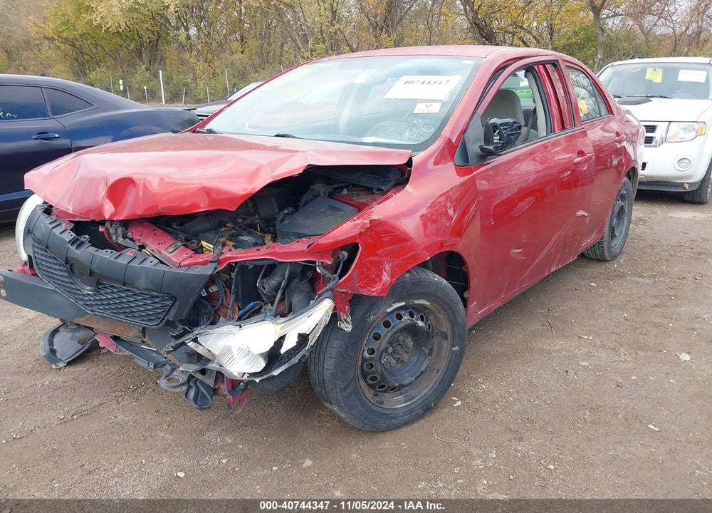 2009 TOYOTA COROLLA LE VIN: JTDBL40E699024993