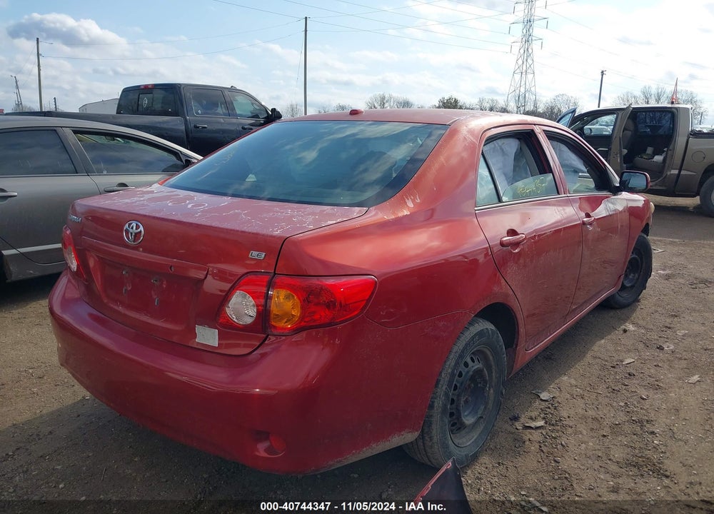 2009 TOYOTA COROLLA LE VIN: JTDBL40E699024993