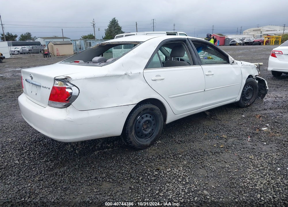 2005 TOYOTA CAMRY LE VIN: 4T1BE32K95U553445