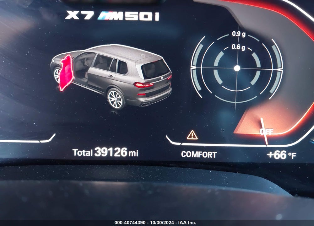2022 BMW X7 M50I VIN: 5UXCX6C0XN9M54068