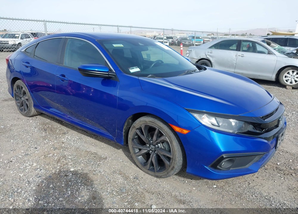 2019 HONDA CIVIC SPORT VIN: 2HGFC2F82KH521487