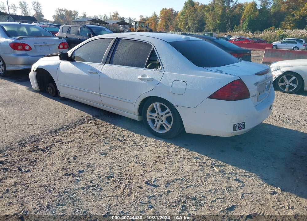 2007 HONDA ACCORD 2.4 EX VIN: 1HGCM56897A213739