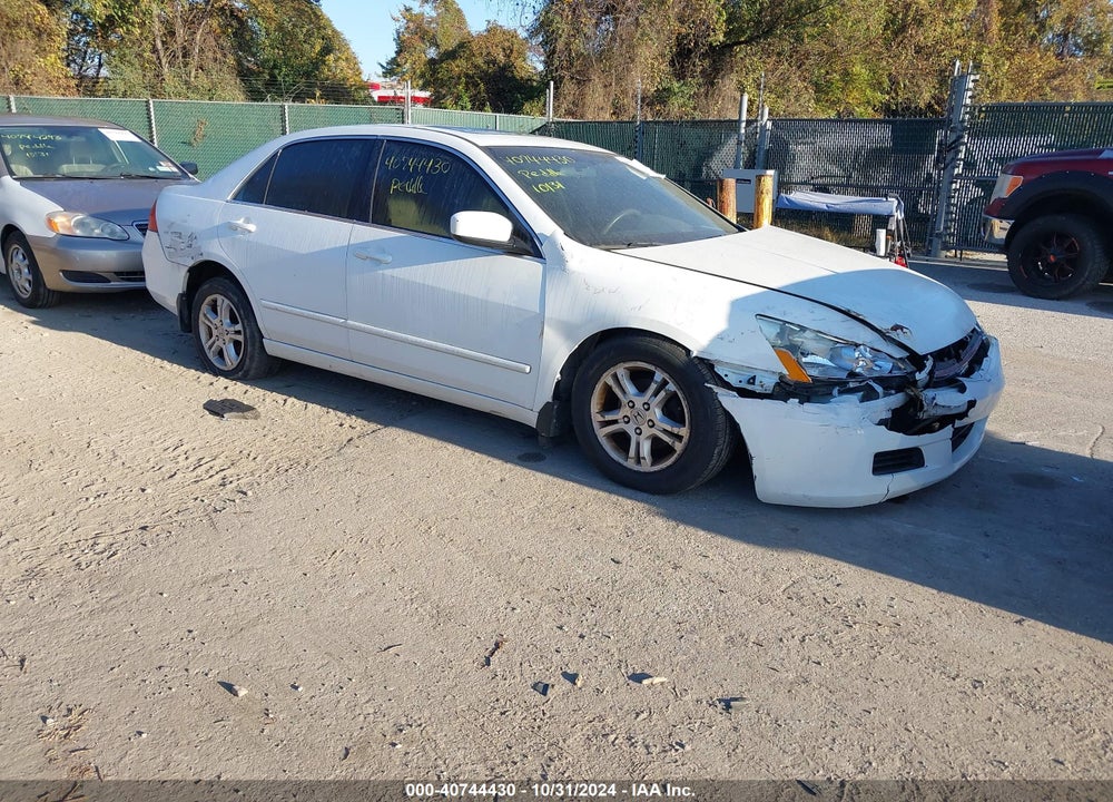 2007 HONDA ACCORD 2.4 EX VIN: 1HGCM56897A213739