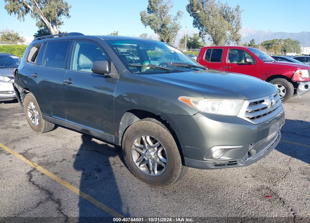2012 TOYOTA HIGHLANDER SE V6 VIN: 5TDBK3EH3CS123487