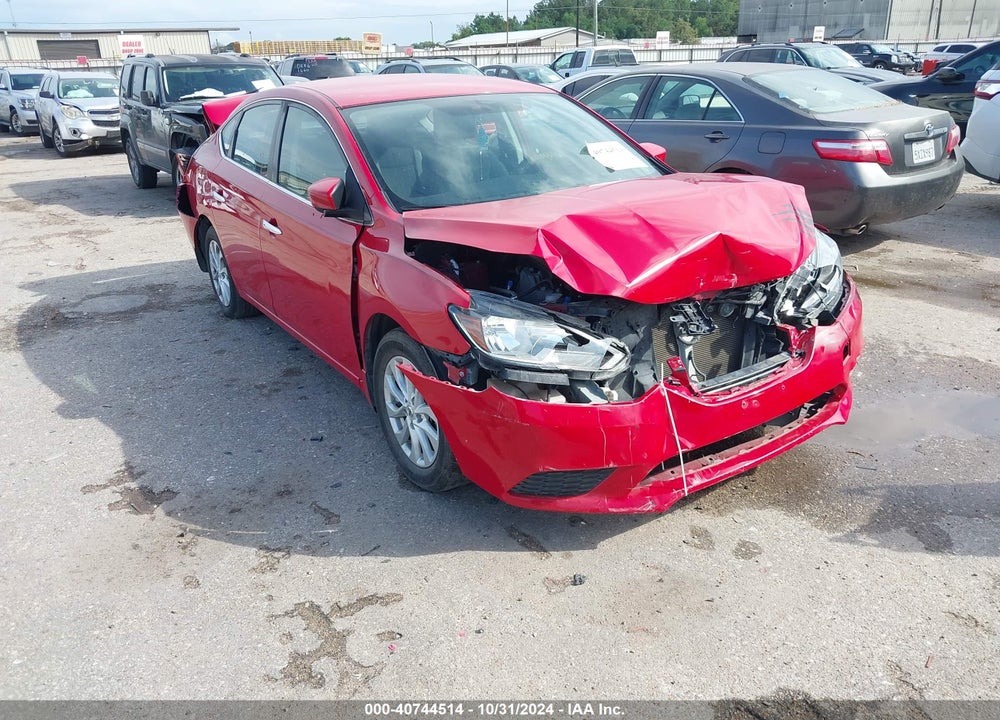 2018 NISSAN SENTRA SV VIN: 3N1AB7AP1JL653673