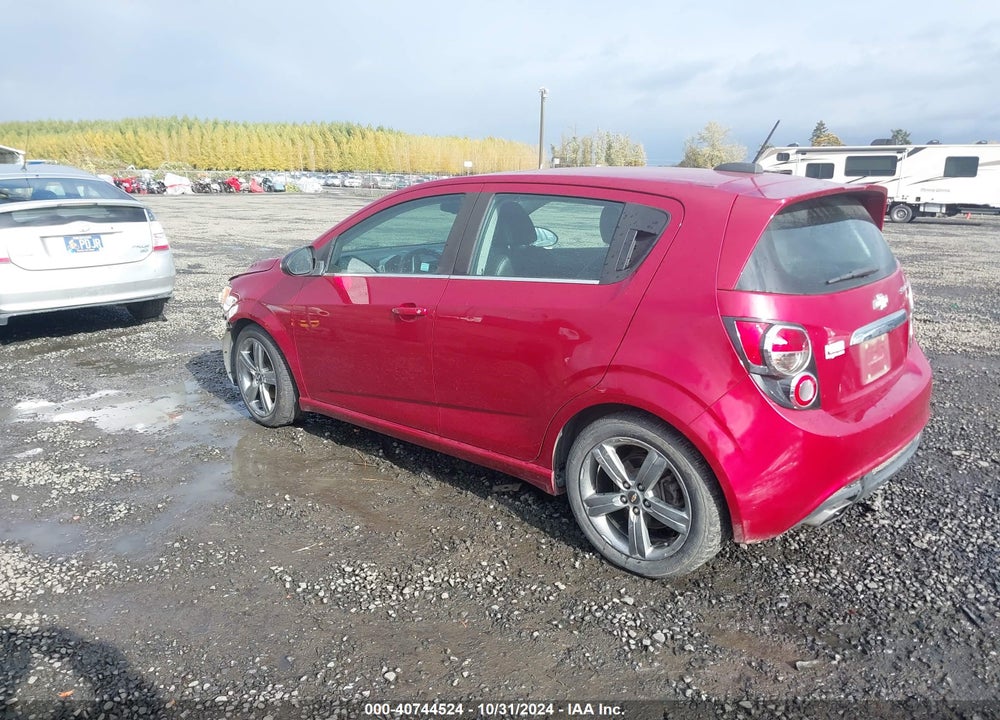 2015 CHEVROLET SONIC RS AUTO VIN: 1G1JG6SB3F4159915